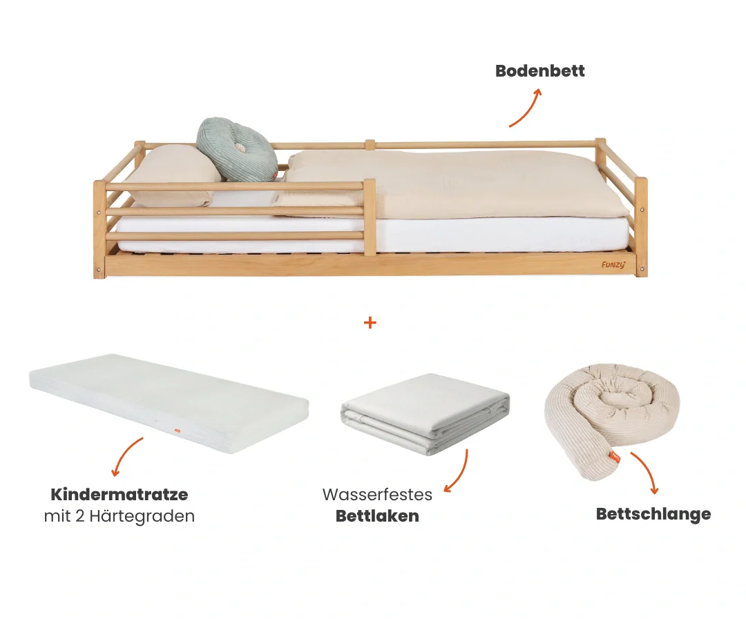 Bodenbett – Nestbau Full Care Set