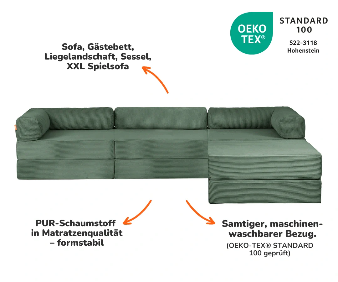 Family Ecksofa 3-Sitzer - Image 47