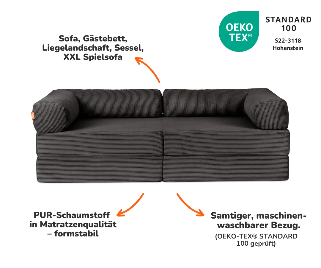 Family Sofa 2-Sitzer - Image 17