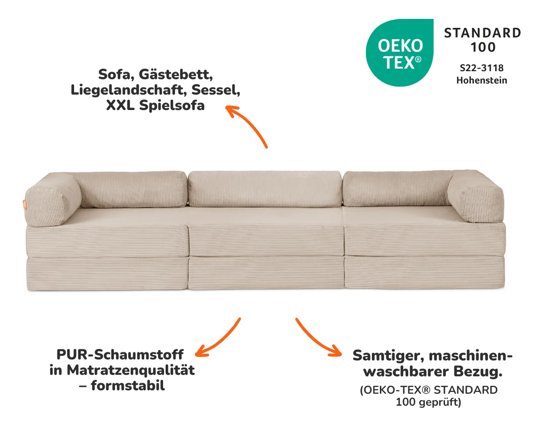 Family Sofa 3-Sitzer - Image 2