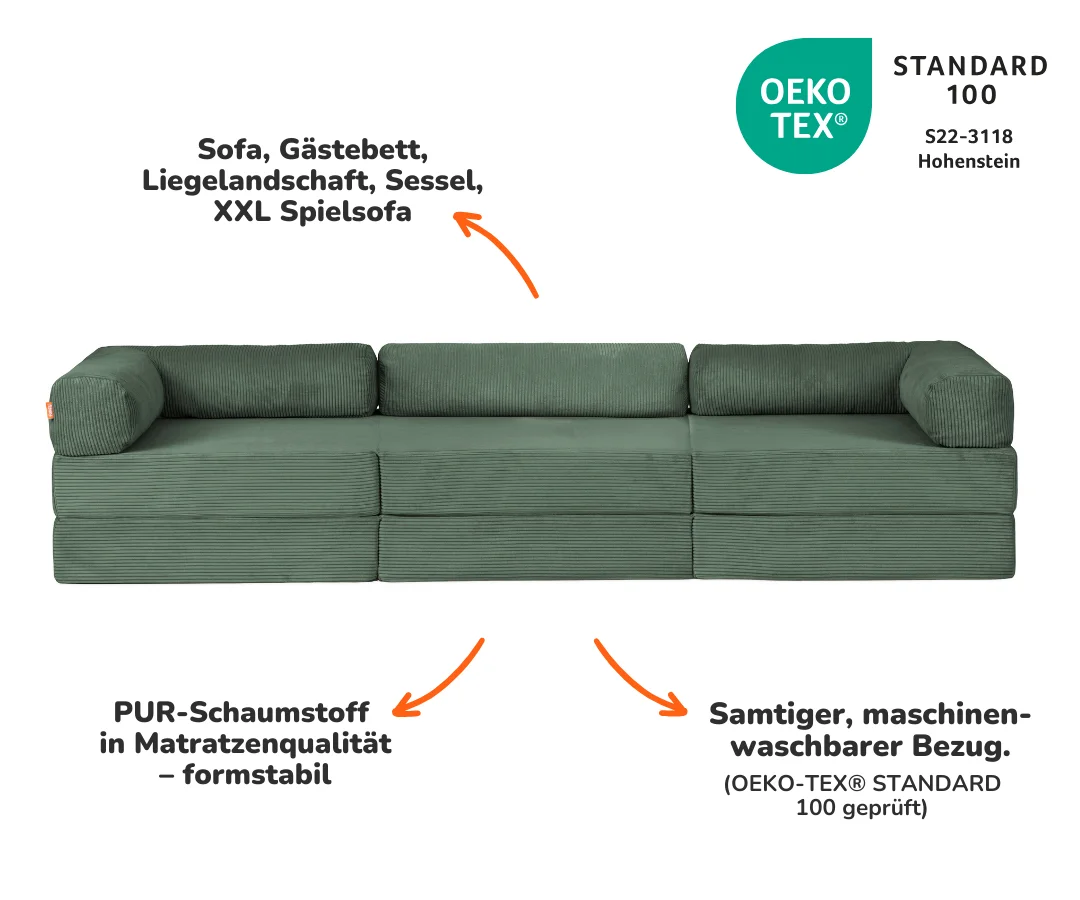 Family Sofa 3-Sitzer - Image 47